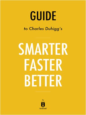 cover image of Summary of Smarter Faster Better